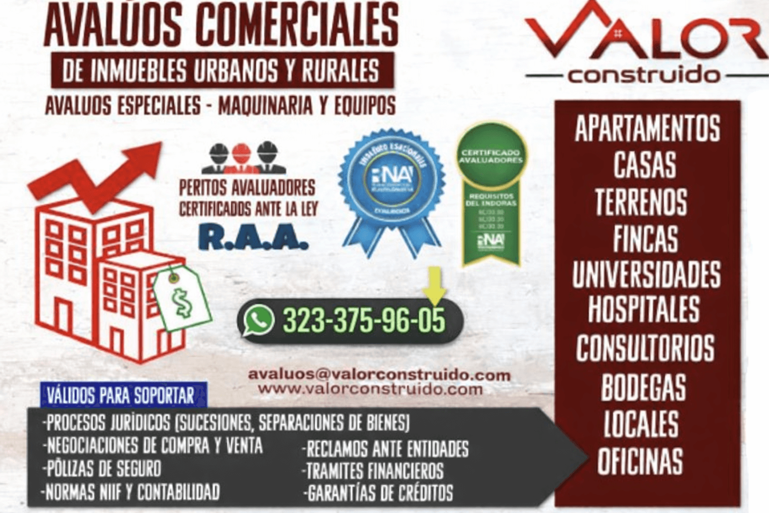 Avaluos en La Ceja