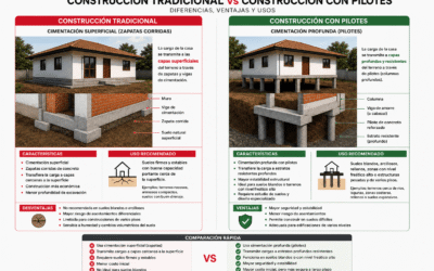 Construcción con pilotes, mayores costos en la obra
